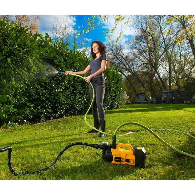 RIWALL PRO RAJP 2820 SET AKU 20V ČERPADLO + 4 AH BATERIE + NABÍJEČKA - AKU ČERPADLA - ZAHRADA