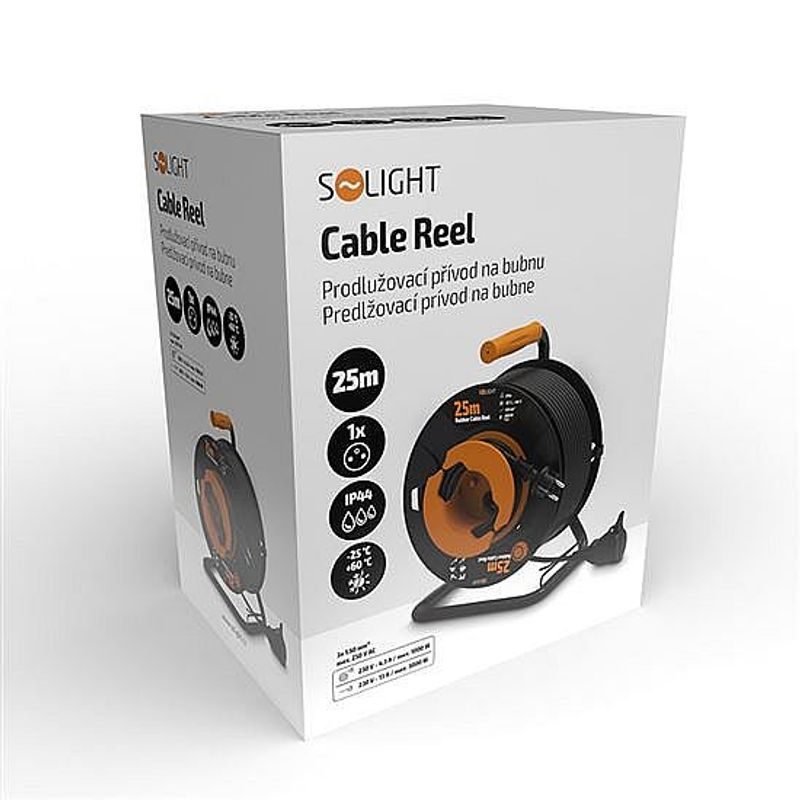BUBEN VENKOVNÍ IP44 1Z, 25M - PRODLUŽOVACÍ KABELY - PŘÍSLUŠENSTVÍ