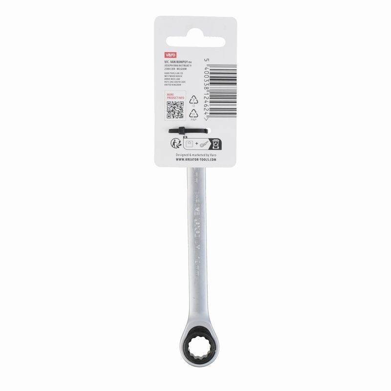KREATOR KRTH30505 OBOUSTRANNÝ KLÍČ OČKO-RÁČNA/OTEVŘENÝ 12 MM - KLÍČE OČKO-RÁČNA/OTEVŘENÝ - RUČNÍ NÁŘADÍ