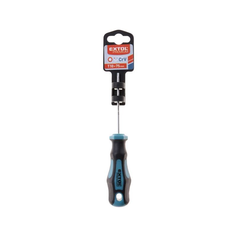 EXTOL PREMIUM ŠROUBOVÁK TORX, TTA10X75MM, CRV, 8819244 - ŠROUBOVÁKY TORX - RUČNÍ NÁŘADÍ