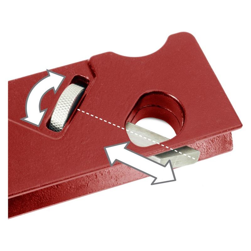 FORTUM HOBLÍK NA SRÁŽENÍ HRAN NASTAVITELNÝ, 2NOŽOVÉ PROFILY (45° - R3MM/1/8"), 4752104 - RUČNÍ HOBLÍKY - RUČNÍ NÁŘADÍ