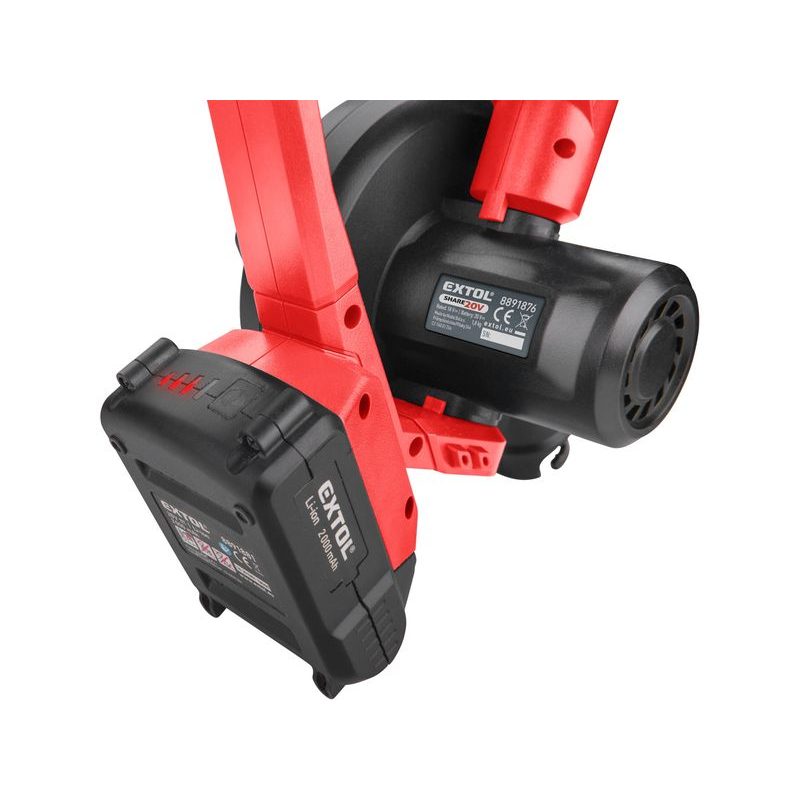 EXTOL PREMIUM FUKAR/VYSAVAČ 2V1 AKU SHARE20V, 20V LI-ION, 2AH, 8891876 - AKU VYSAVAČ LISTÍ - ZAHRADA