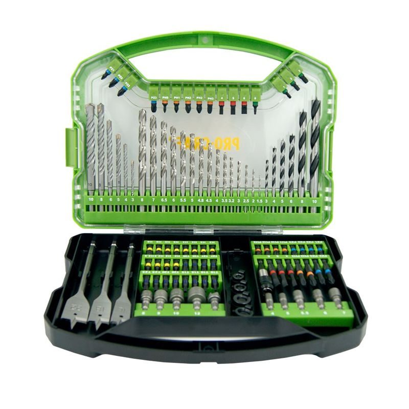 AKU VRTACÍ ŠROUBOVÁK S PŘÍKLEPEM PROCRAFT SPA18BL BRUSHLESS SE SADOU BITŮ DBS-101 | SPA18BL/DBS101 PROCRAFT - PŘÍKLEPOVÝ ŠROUBOVÁK 18V - 20V - AKU NÁŘADÍ