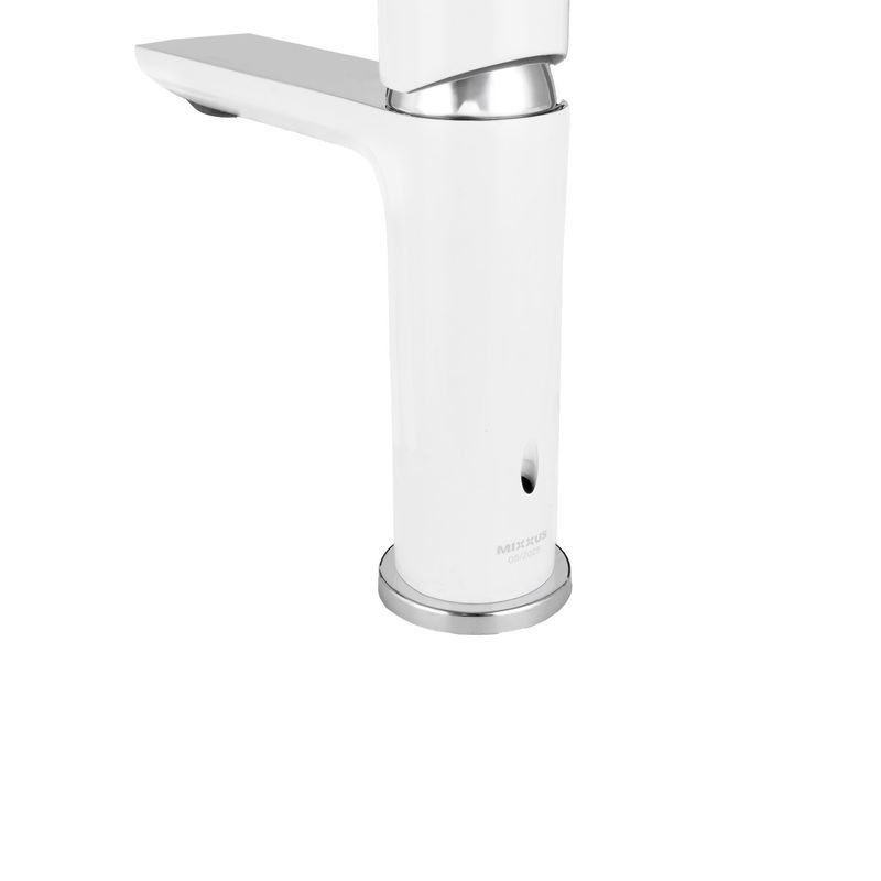 UMYVADLOVÁ BATERIE MIXXUS PREMIUM ALEX 001 WHITE-CHROME, BÍLÝ-CHROM | ALEX 001 WHITE-CHROME PROCRAFT - UMYVADLOVÉ BATERIE - SANITA