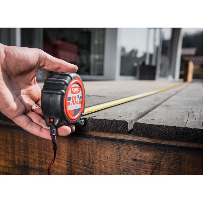 EXTOL PREMIUM METR SVINOVACÍ, 10M, Š. PÁSKU 25MM, 3159 - SVINOVACÍ METRY - MĚŘÍCÍ TECHNIKA