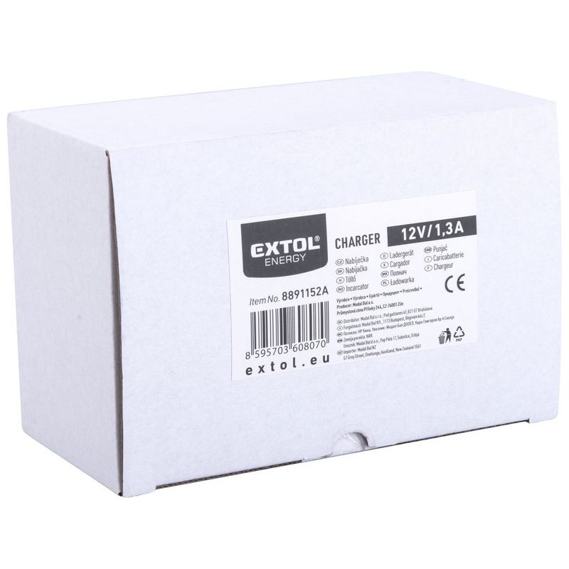 EXTOL ENERGY NABÍJEČKA, 1,3A, 8891152A - PRO PILY EXTOL - NÁHRADNÍ DÍLY
