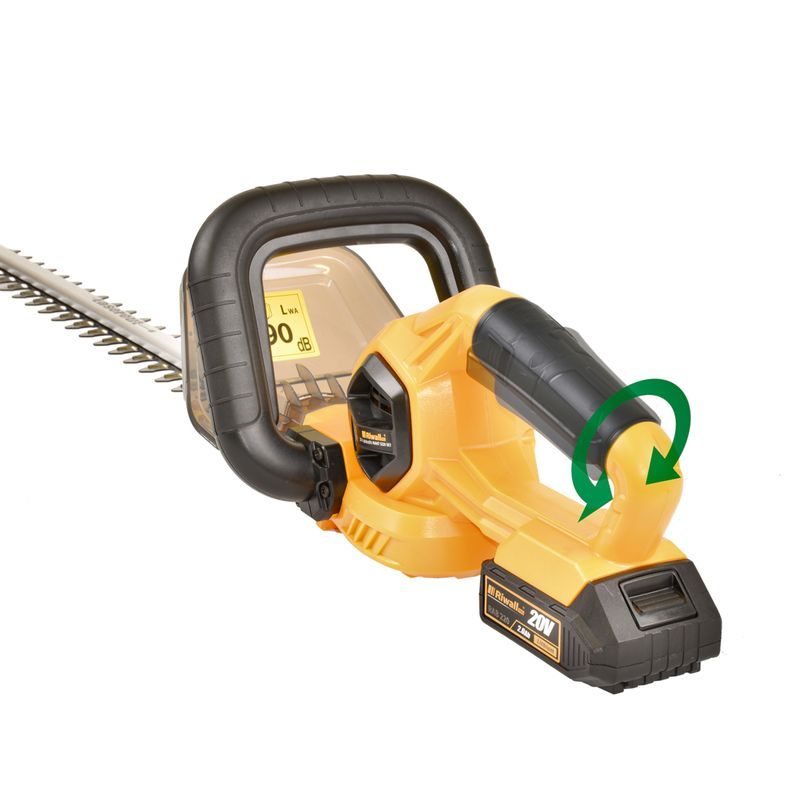 RIWALL PRO RAHT 5220 SET PLOTOSTŘIH S AKU MOTOREM + 2AH BATERIE + NABÍJEČKA 20 V - AKUMULÁTOROVÝ PLOTOSTŘIH - ZAHRADA