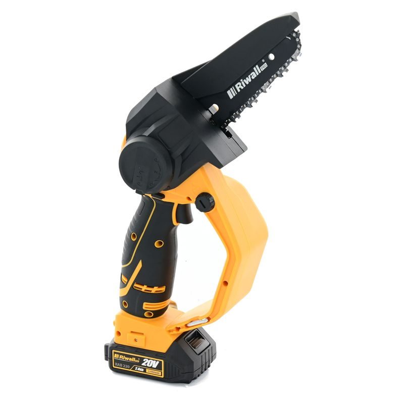 RIWALL PRO RAHS 1820I SET AKU RUČNÍ ŘETĚZOVÁ PILA 20 V S BEZUHLÍKOVÝM MOTOREM + 2AH BATERIE + NABÍJEČKA - PROŘEZÁVACÍ PILY - ZAHRADA