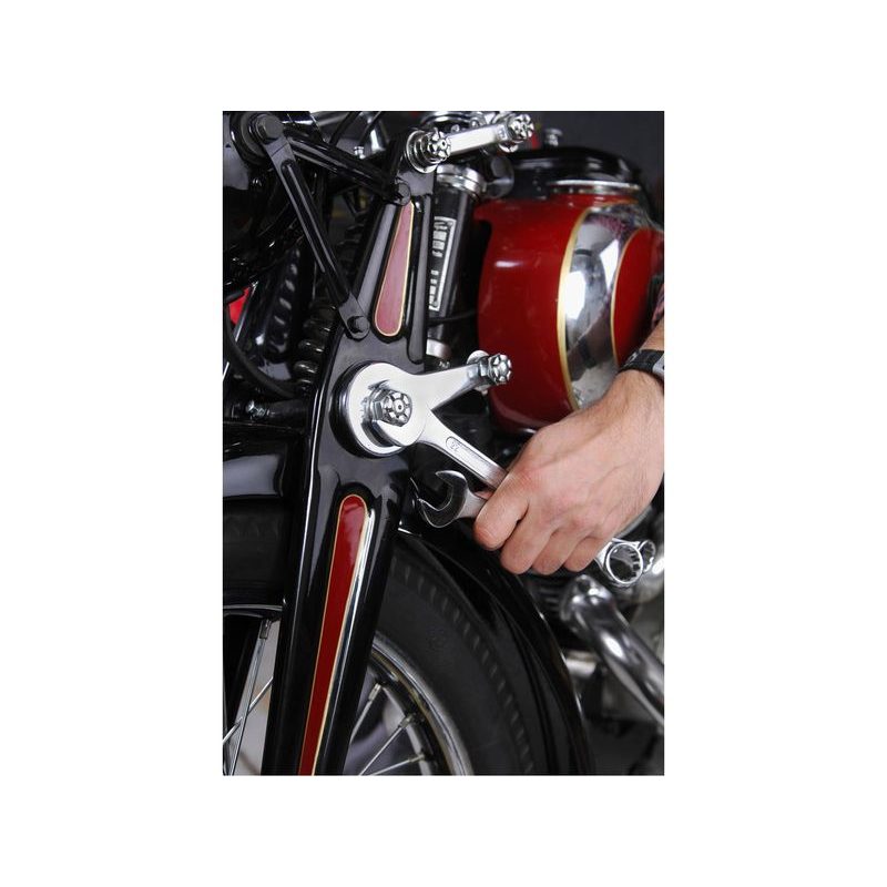 EXTOL PREMIUM KLÍČ OČKOPLOCHÝ, 22MM, CRV, 8816022 - KLÍČE OČKO/OTEVŘENÉ - RUČNÍ NÁŘADÍ