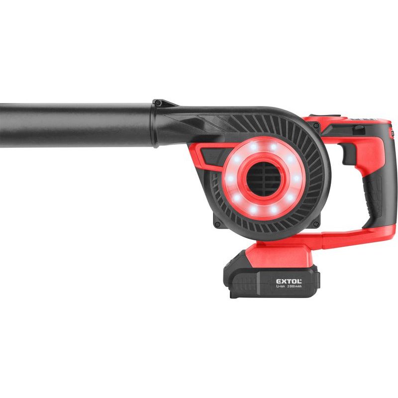 EXTOL PREMIUM FUKAR/VYSAVAČ 2V1 AKU SHARE20V, 20V LI-ION, 2AH, 8891876 - AKU VYSAVAČ LISTÍ - ZAHRADA