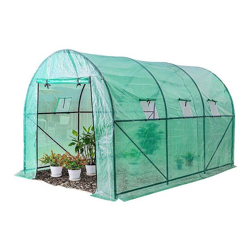 ZAHRADNÍ FÓLIOVNÍK 350X200X200CM (DXŠXV), PAŘENIŠTĚ - SKLENÍK, FOLIOVNÍK - ZAHRADA