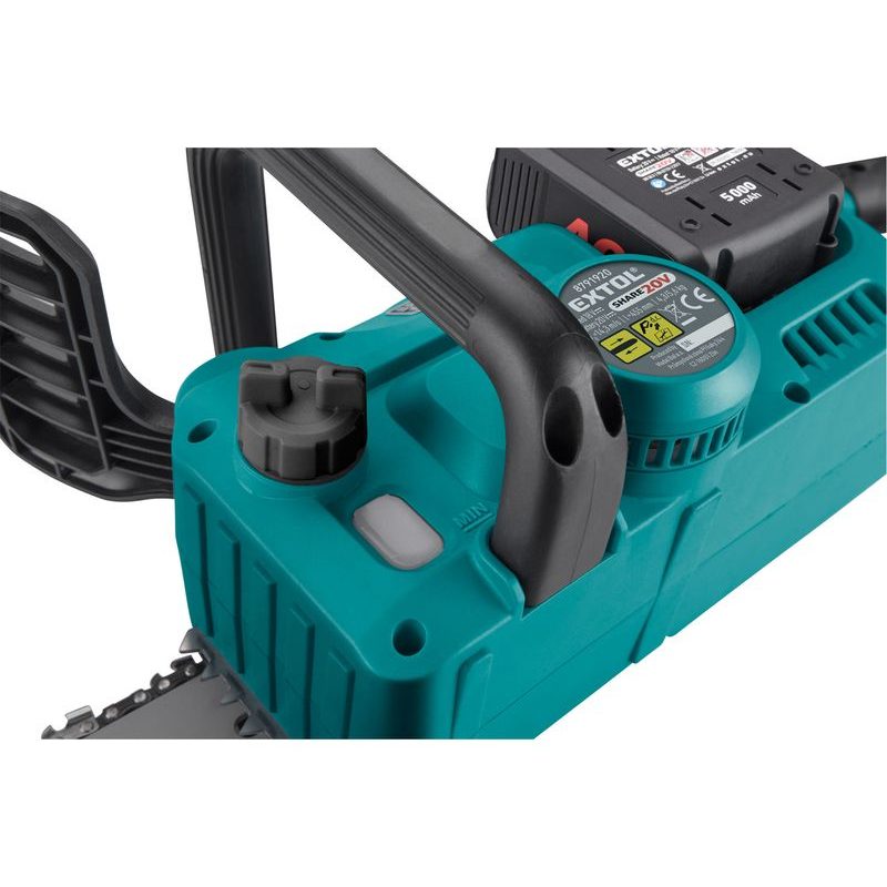 EXTOL INDUSTRIAL PILA ŘETĚZOVÁ AKU SHARE20V, 40CM, BRUSHLESS, 2X4AH, 8791920 - AKU ŘETĚZOVÉ PILY - ZAHRADA