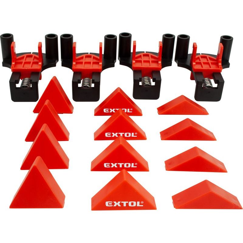 EXTOL PREMIUM SVĚRKY ÚHLOVÉ TRUHLÁŘSKÉ, SADA 4KS, 60°-90°-120°, 8815440 - OSTATNÍ SVĚRKY - RUČNÍ NÁŘADÍ