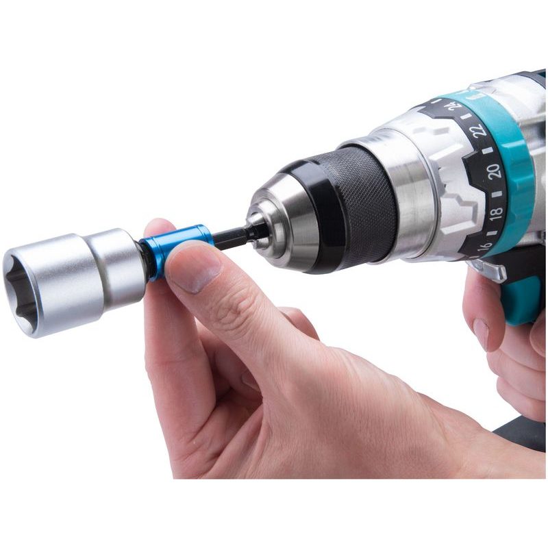 FORTUM ADAPTÉRY DO VRTAČKY S OTOČ.ÚCHYTEM 3KS, 1/4"-3/8"-1/2", S2, 4742203 - NÁSTAVCE A ADAPTÉRY - RUČNÍ NÁŘADÍ