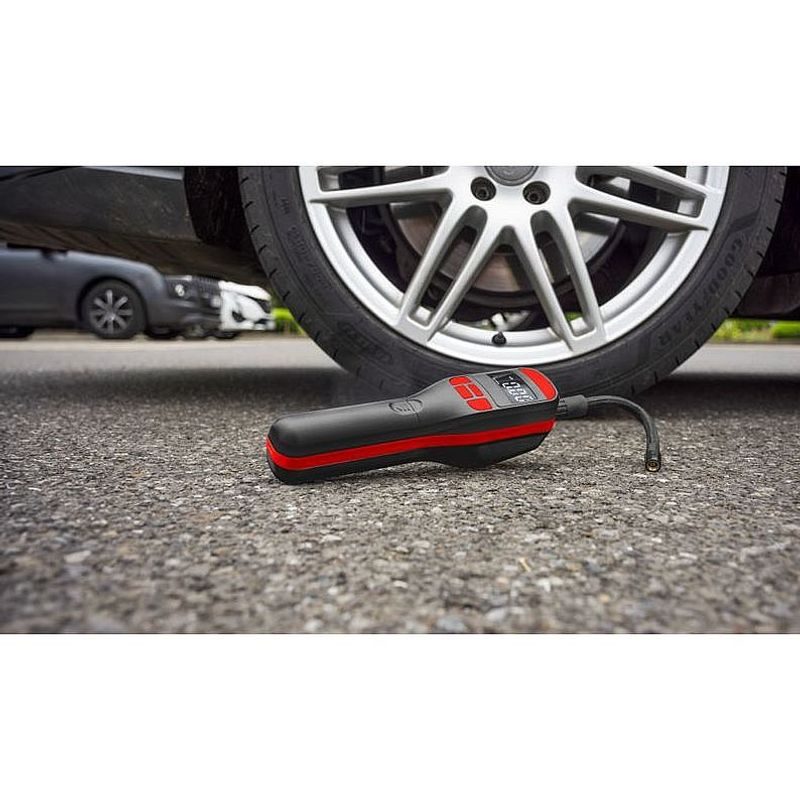 AKU KOMPRESOR RUČNÍ VZDUCHOVÝ K25, 10BAR, LED, 7,4V - AKU KOMPRESORY - AKU NÁŘADÍ