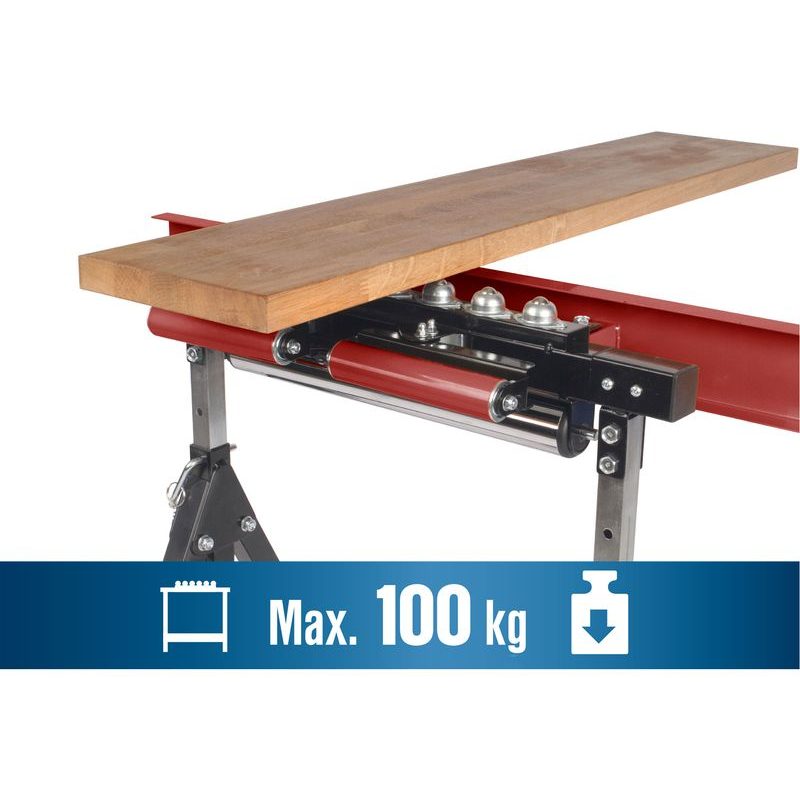 FORTUM KOZA/PODAVAČ 4-FUNKČNÍ, NOSNOST AŽ 200KG, VÝŠKA 83-127CM, 4759985 - PODPĚRY - DÍLNA A GARÁŽ