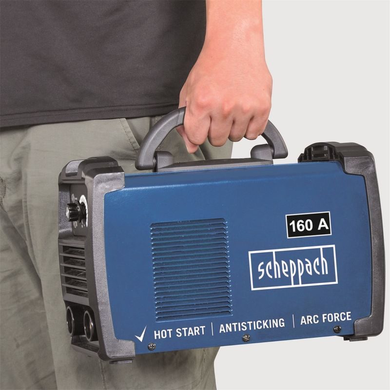SCHEPPACH WSE1100 SVÁŘECÍ INVERTOR 160 A S PŘÍSLUŠENSTVÍM - SVÁŘECÍ INVENTORY - ELEKTRICKÉ NÁŘADÍ