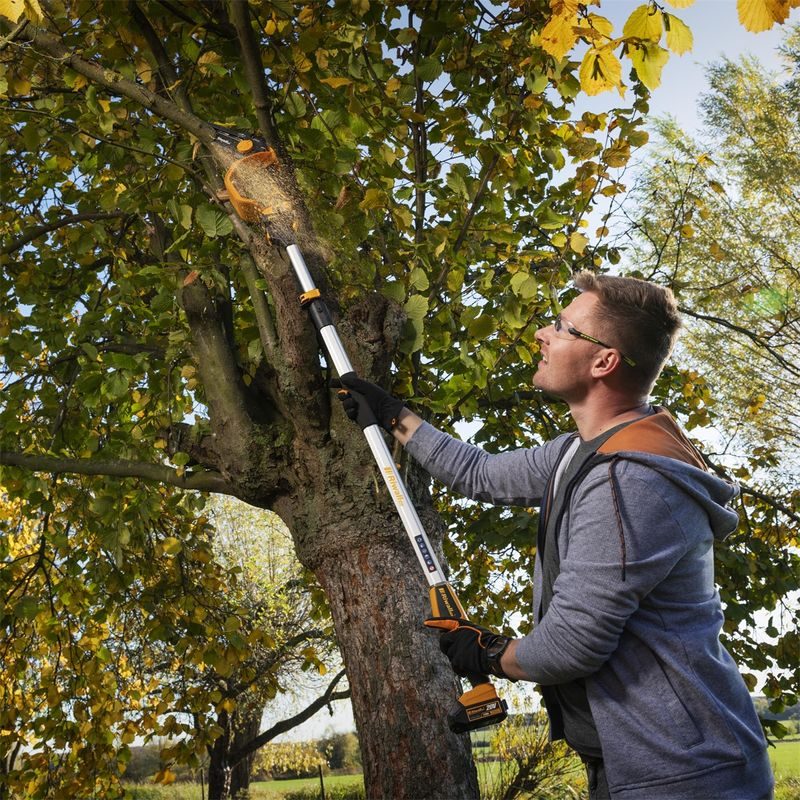 RIWALL PRO RAHS 1820I AKU RUČNÍ ŘETĚZOVÁ PILA 20 V S BEZUHLÍKOVÝM MOTOREM (BEZ BATERIE A NABÍJEČKY) - PROŘEZÁVACÍ PILY - ZAHRADA