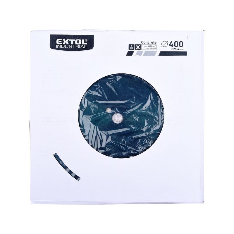 EXTOL INDUSTRIAL KOTOUČ DIAMANTOVÝ ŘEZNÝ SEGMENTOVÝ NA BETON, SUCHÉ ŘEZÁNÍ, O 400X25,4X3,6MM, 8703083 - DIA KOTOUČ > 300 MM - PŘÍSLUŠENSTVÍ