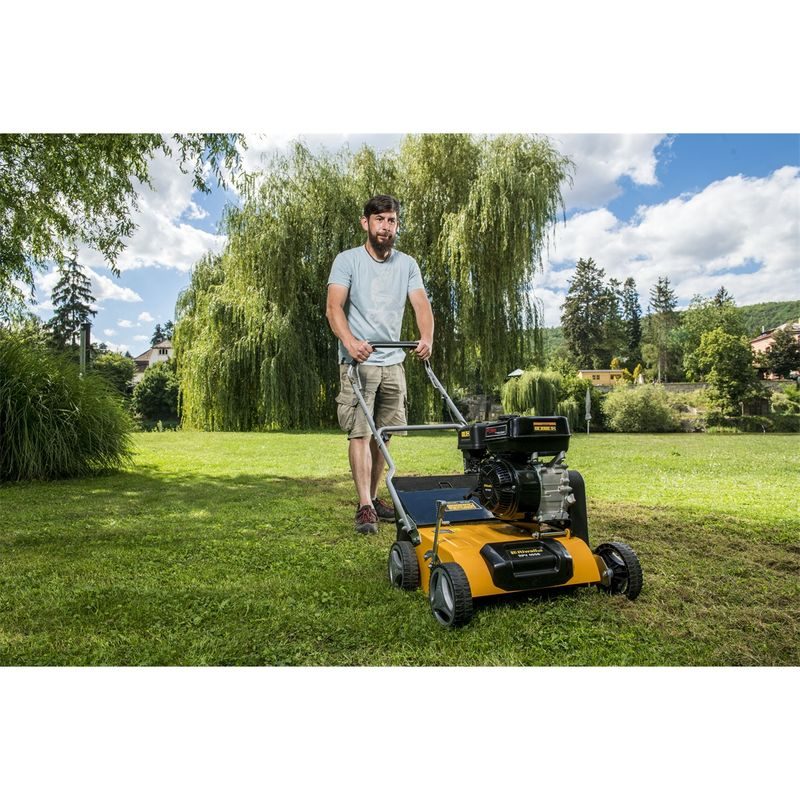 RIWALL PRO RPV 4058 TRAVNÍ VERTIKUTÁTOR/PROVZDUŠŇOVAČ S BENZINOVÝM MOTOREM 40 CM - BENZÍNOVÉ VERTIKUTÁTORY - ZAHRADA