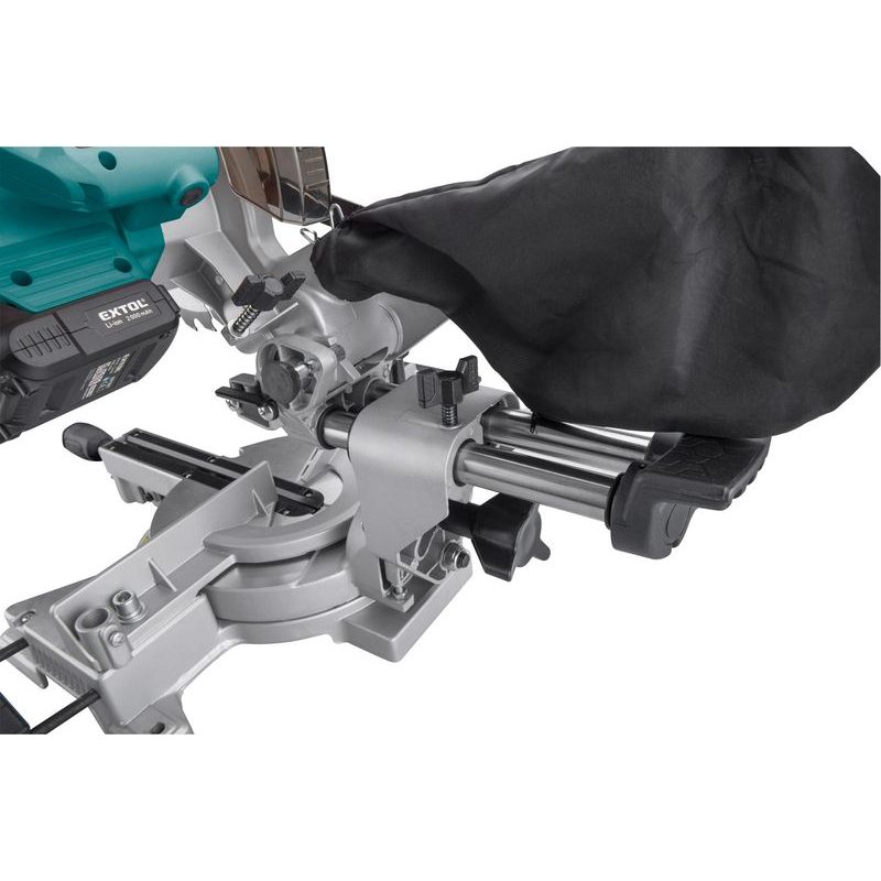 EXTOL INDUSTRIAL PILA POKOSOVÁ 185MM AKU S LASEREM SHARE20V, BRUSHLESS, 20V LI-ION, 2AH, 8791826 - AKU POKOSOVÉ PILY (KAPOVACÍ) - AKU NÁŘADÍ