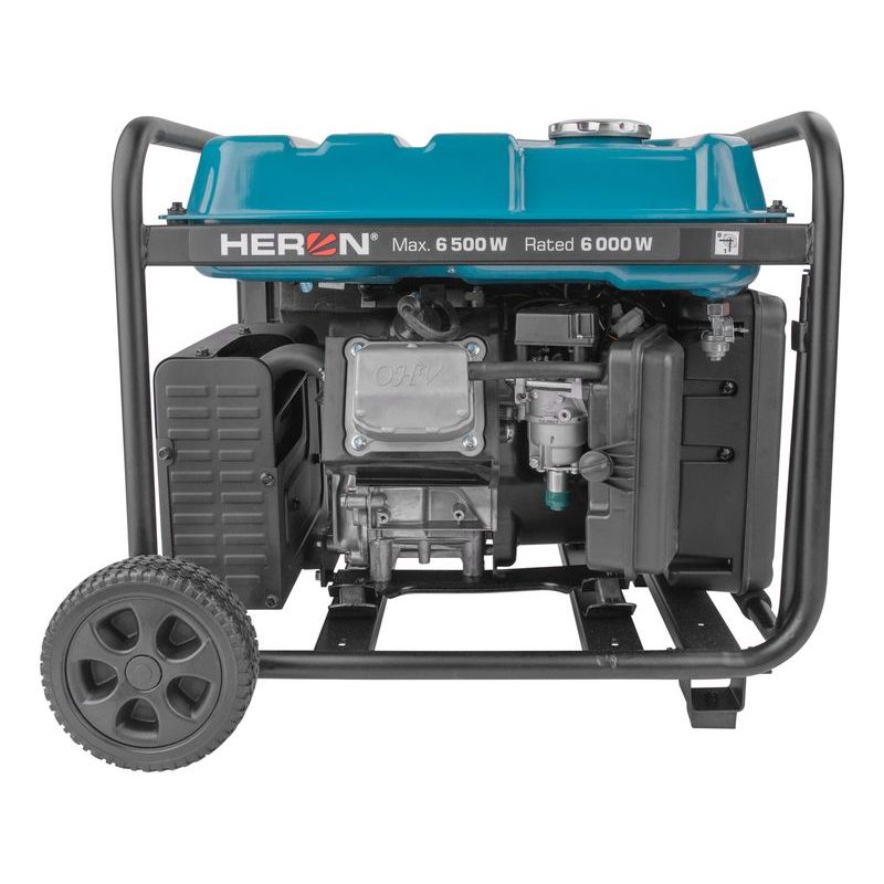 HERON ELEKTROCENTRÁLA DIGITÁLNÍ INVERTOROVÁ, 6,5KW, EL. START, DÁLKOVÉ OVLÁDÁNÍ, 8896233 - JEDNOFÁZOVÉ CENTRÁLY - ELEKTROCENTRÁLY