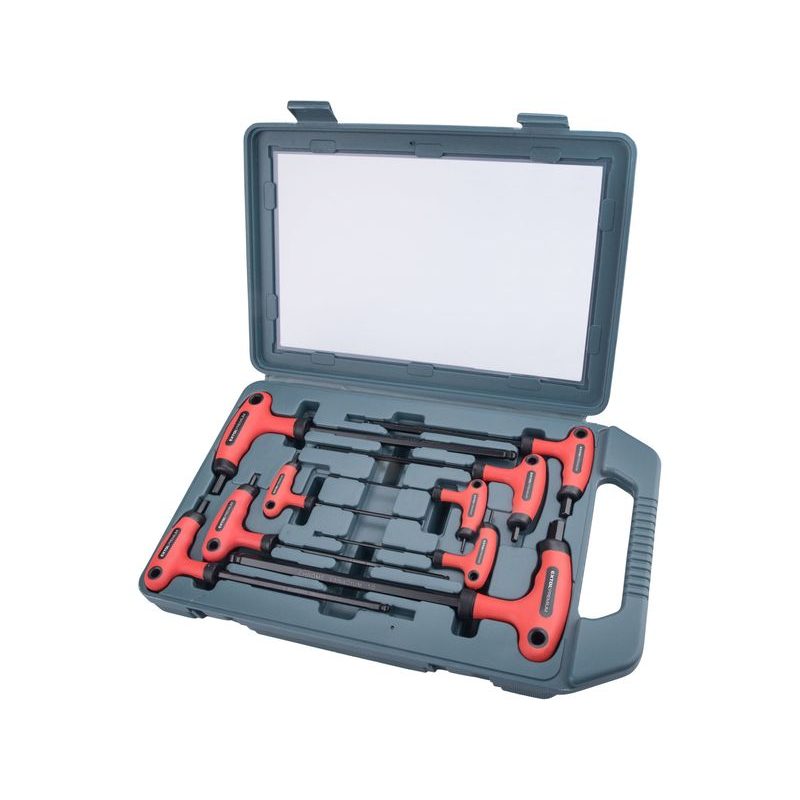 EXTOL PREMIUM T-KLÍČE IMBUS, SADA 9KS, H2-10MM, 8819301 - T - KLÍČE - RUČNÍ NÁŘADÍ