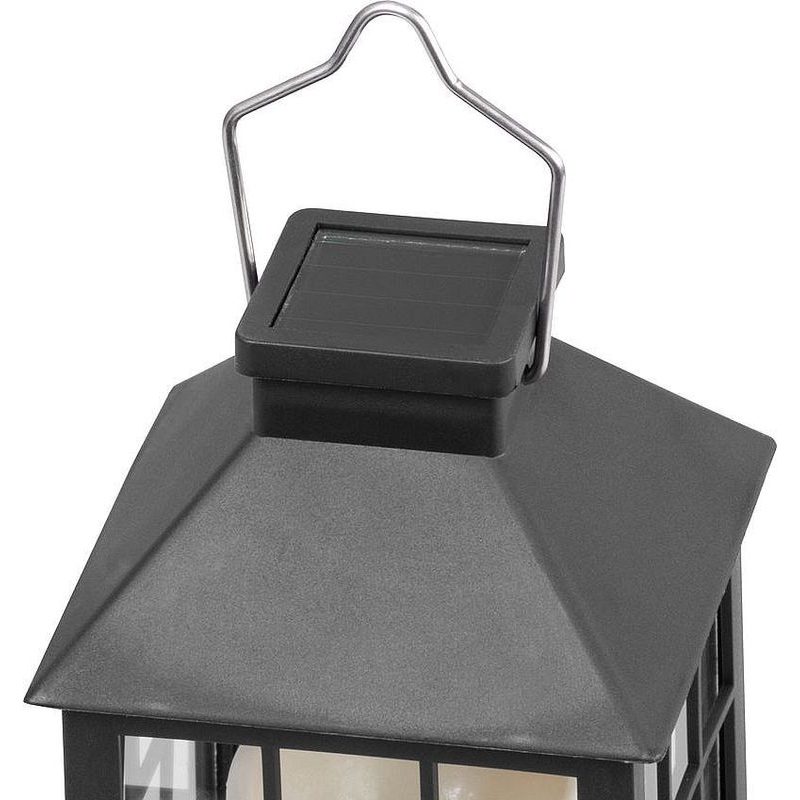 SOLÁRNÍ LUCERNA GARDEN, EFEKT PLAMENE, 10,5X10,5X19CM - VÁNOČNÍ DEKORACE - DŮM A DOMÁCNOST, ELEKTRO..