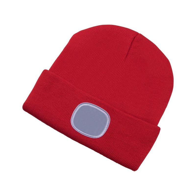 EXTOL LIGHT ČEPICE S ČELOVKOU 4X45LM, USB NABÍJENÍ, ČERVENÁ, UNIVERZÁLNÍ VELIKOST, 73% ACRYL A 27% POLYESTER, 43198 - ČEPICE, KŠILTOVKY, PONOŽKY A JINÉ - PŘÍSLUŠENSTVÍ