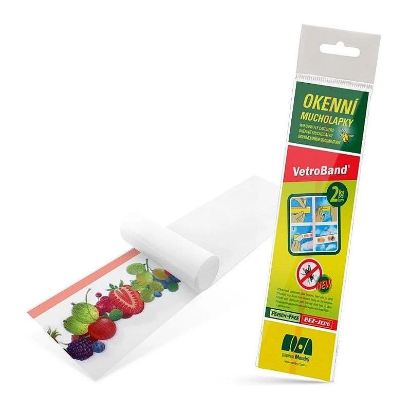 OKENNÍ MUCHOLAPKA VETROBAND 2 KS/BAL. - OKENNÍ SÍTĚ PROTI HMYZU - DŮM A DOMÁCNOST, ELEKTRO..