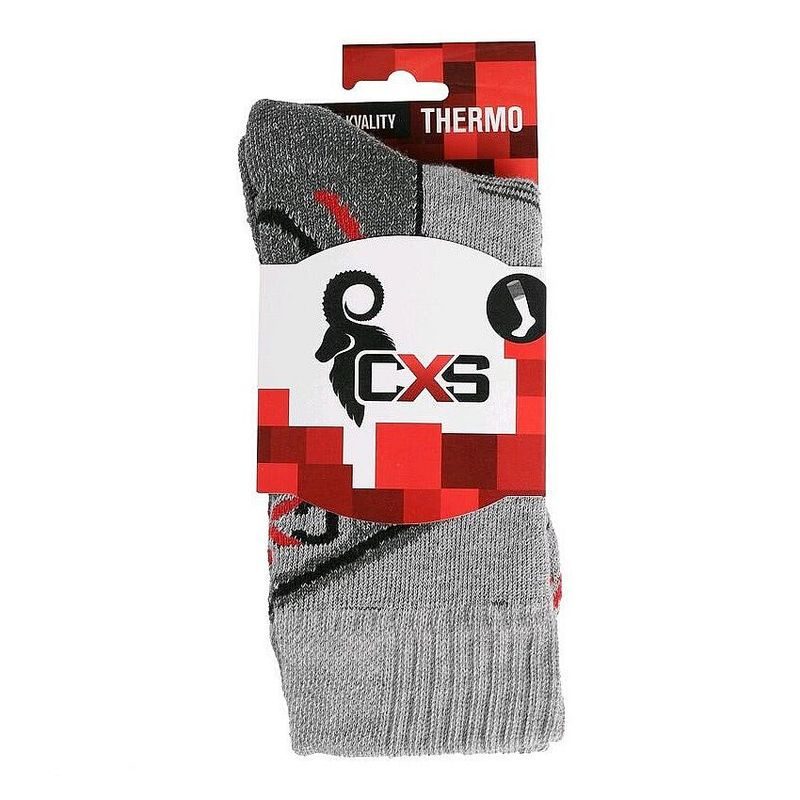 PONOŽKY THERMOMAX ZIMNÍ, ŠEDÉ, VEL. 47 (11-12) - ČEPICE, KŠILTOVKY, PONOŽKY A JINÉ - PŘÍSLUŠENSTVÍ