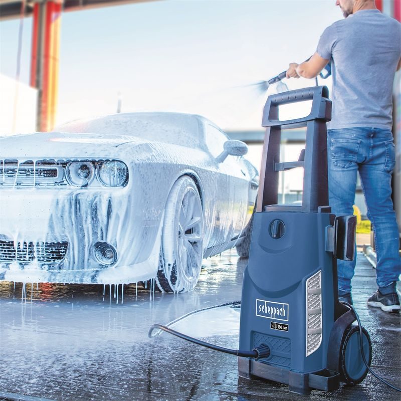 SCHEPPACH HCE 2600 ELEKTRICKÁ TLAKOVÁ MYČKA 180 BAR S PŘÍSLUŠENSTVÍM - TLAKOVÉ MYČKY ELEKTRICKÉ - ZAHRADA