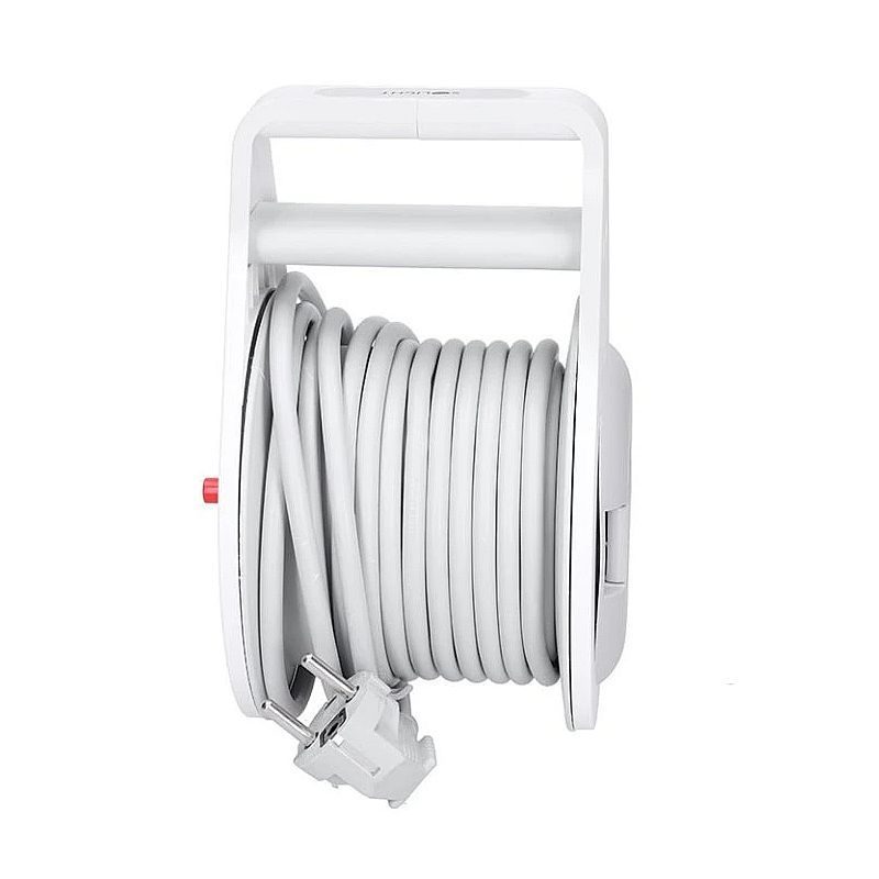 BUBEN VNITŘNÍ 3Z, 10M, 3 X 1,5MM2, 14X12X20,5CM, Ø14CM, ŠEDÝ KABEL - PRODLUŽOVACÍ KABELY - PŘÍSLUŠENSTVÍ