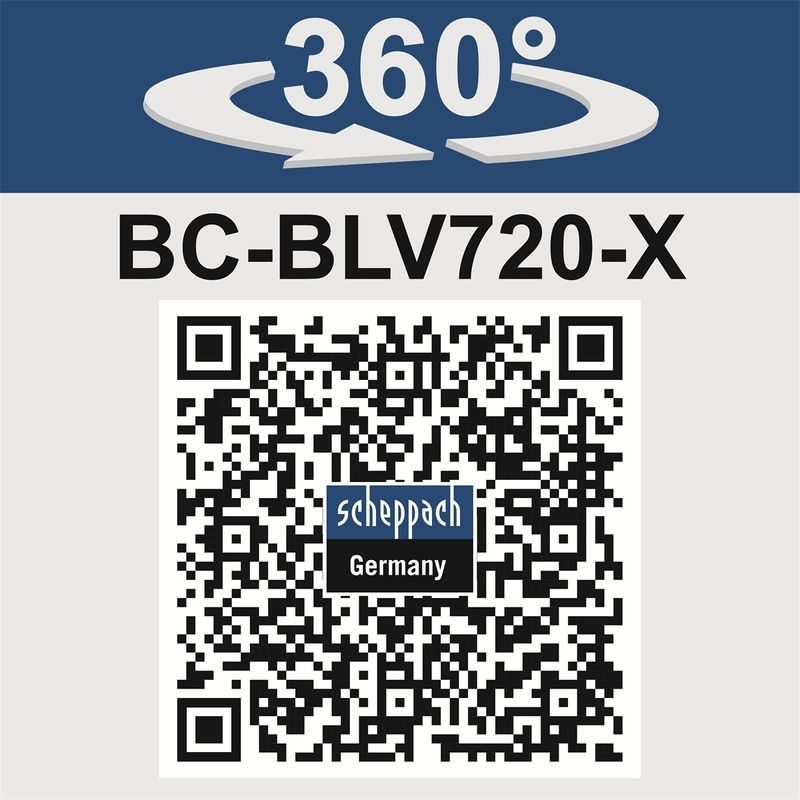 SCHEPPACH BC-BLV720-X 2X20 V IXES AKU VYSAVAČ/FOUKAČ 4V1 (BEZ BATERIE A NABÍJEČKY) - AKU VYSAVAČ LISTÍ - ZAHRADA