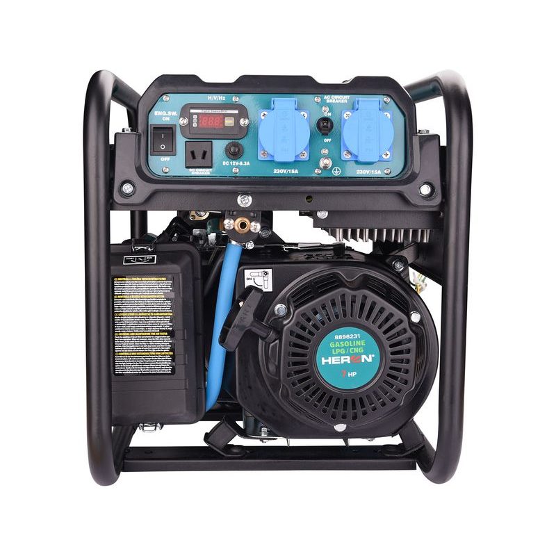 HERON ELEKTROCENTRÁLA DIGITÁLNÍ INVERTOROVÁ (BENZÍN/LPG/NG), 7HP/3,7KW, 8896231 - PLYNOVÉ ELEKTROCENTRÁLY - ELEKTROCENTRÁLY