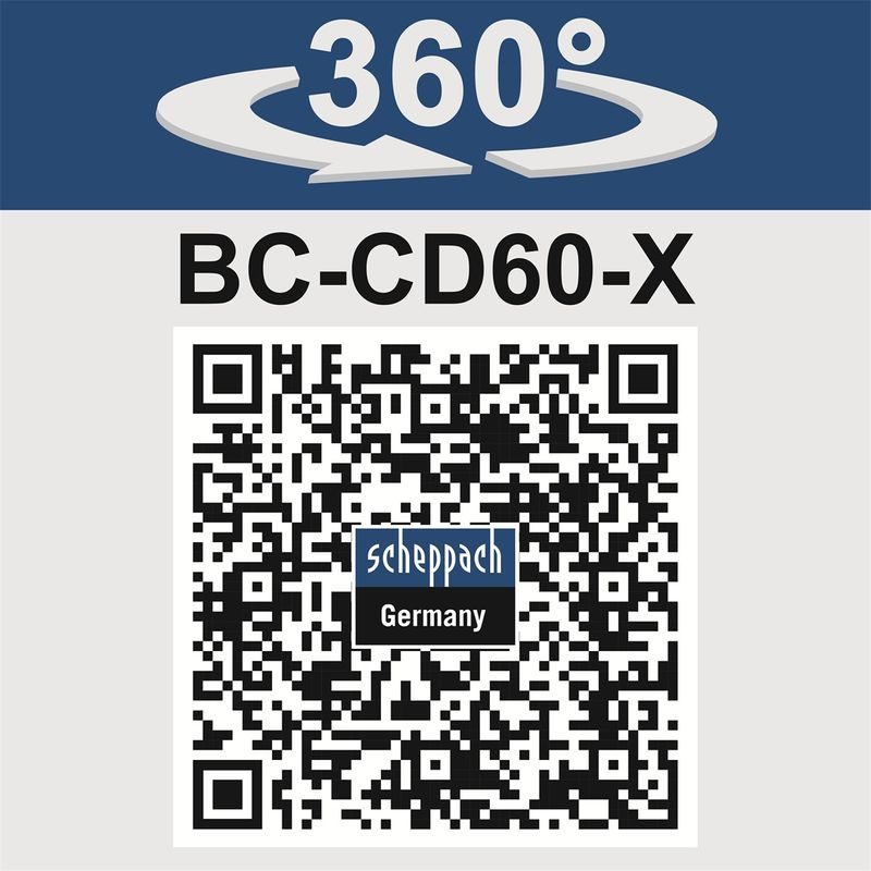 SCHEPPACH BC-CD60-X-SET S 20 V IXES AKU PŘÍKLEPOVÝ VRTACÍ ŠROUBOVÁK + 2AH BATERIE + NABÍJEČKA 2,4 A - PŘÍKLEPOVÝ ŠROUBOVÁK 18V - 20V - AKU NÁŘADÍ