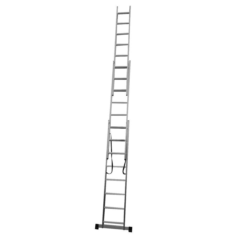 ŽEBŘÍK HLINÍKOVÝ TŘÍDÍLNÝ 3X8 PROCRAFT PLA3.508 | PLA3.508 PROCRAFT - ŽEBŘÍKY, SCHŮDKY, LEŠENÍ - DÍLNA A GARÁŽ