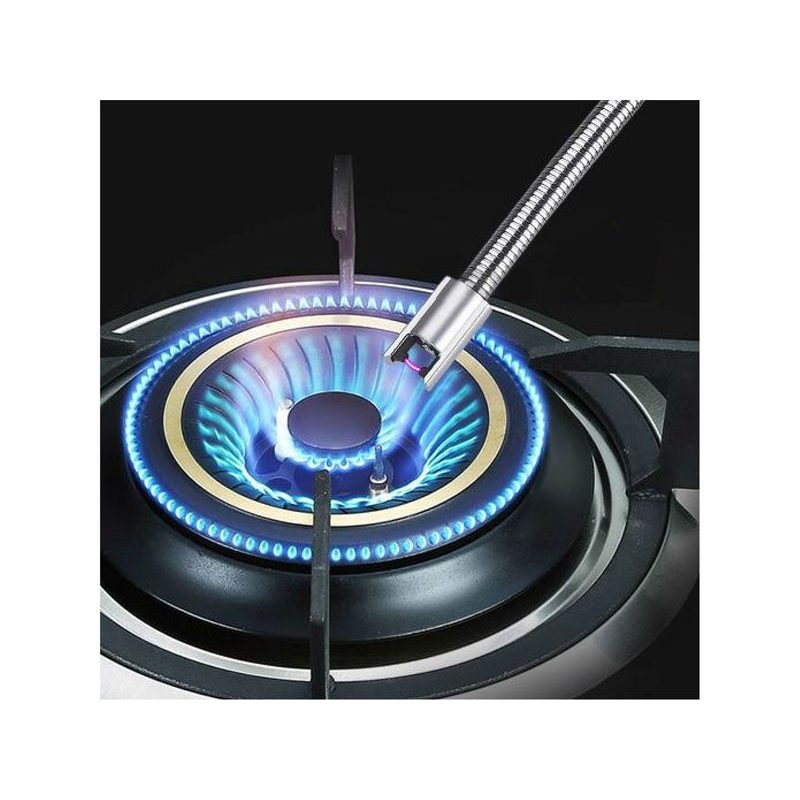 EXTOL PREMIUM ZAPALOVAČ PLAZMOVÝ S TVAROVATELNÝM KRKEM A S USB NABÍJENÍM,, DÉLKA 26CM, 8848130 - ELEKTRO - DŮM A DOMÁCNOST, ELEKTRO..