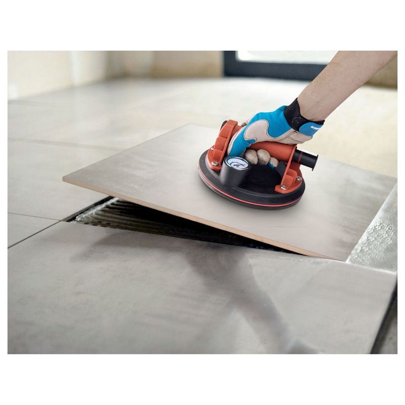 EXTOL PREMIUM PŘÍSAVKA S MANUÁLNÍ PUMPOU A MANOMETREM, O 200MM/130KG, 8863110 - PŘÍSAVKY NA SKLO - DÍLNA A GARÁŽ