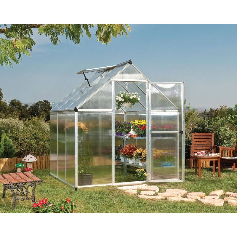 PALRAM - CANOPIA MULTILINE 6' X 6' POLYKARBONÁTOVÝ SKLENÍK (185 X 185 CM) - SKLENÍK, FOLIOVNÍK - ZAHRADA