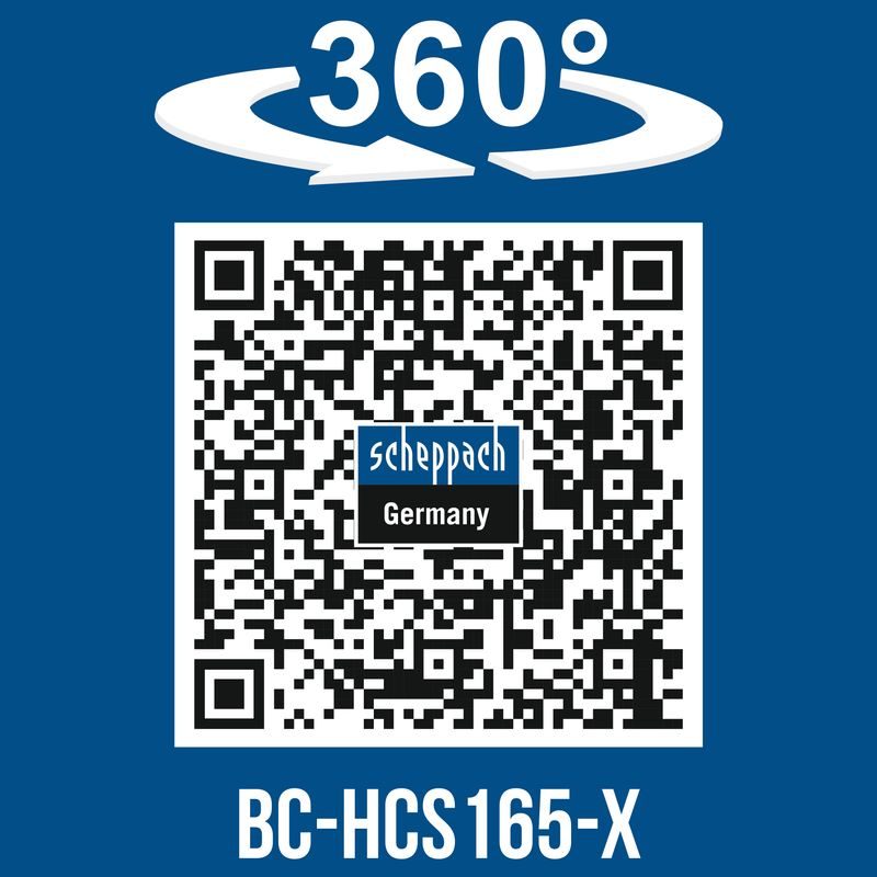SCHEPPACH BC-HCS165-X 20 V IXES AKU OKRUŽNÍ PILA (BEZ BATERIE A NABÍJEČKY) - PILY DO 165MM - AKU NÁŘADÍ