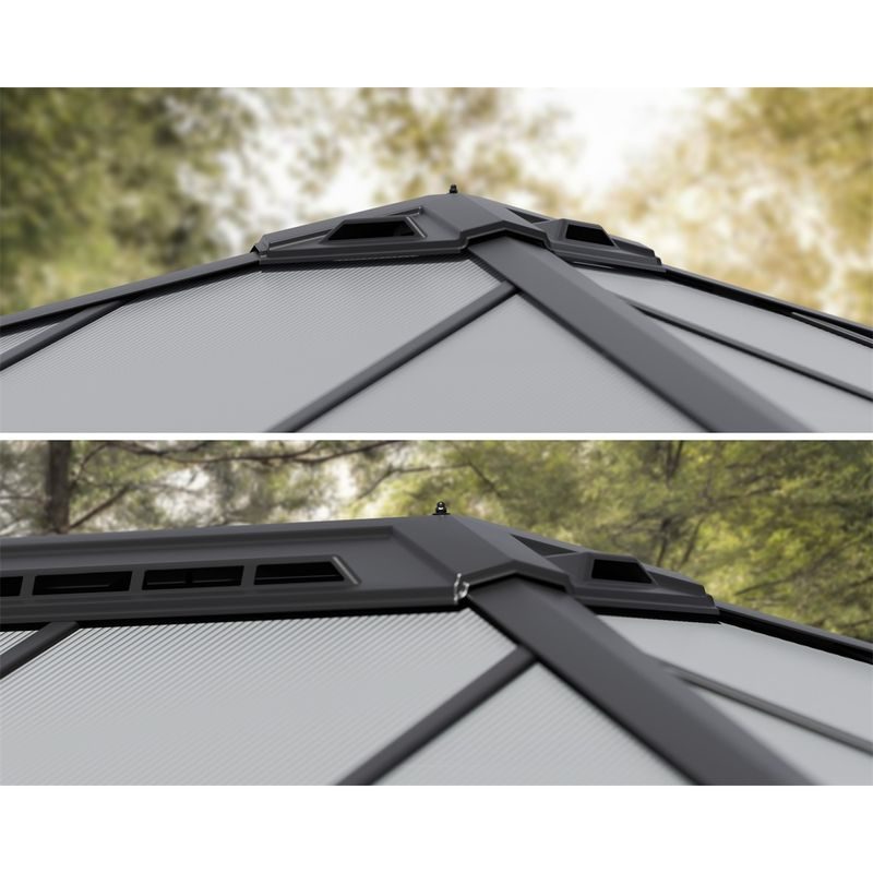 PALRAM - CANOPIA DALLAS 14X20 LUXUSNÍ ZAHRADNÍ HLINÍKOVÝ ALTÁN - ZAHRADNÍ STANY - ALTÁN - ZAHRADA