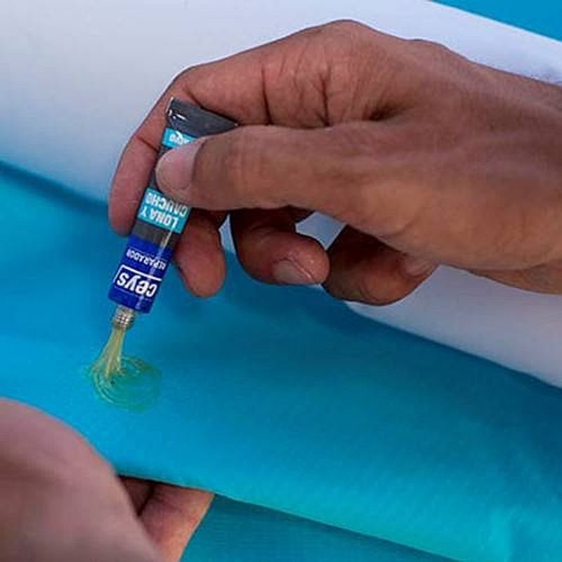 LEPIDLO CEYS PLACHTOVINA A KAUČUK 7ML + 4 KULATÉ+1 OVÁLNÁ ZÁPLATA - LEPIDLA - DÍLNA A GARÁŽ