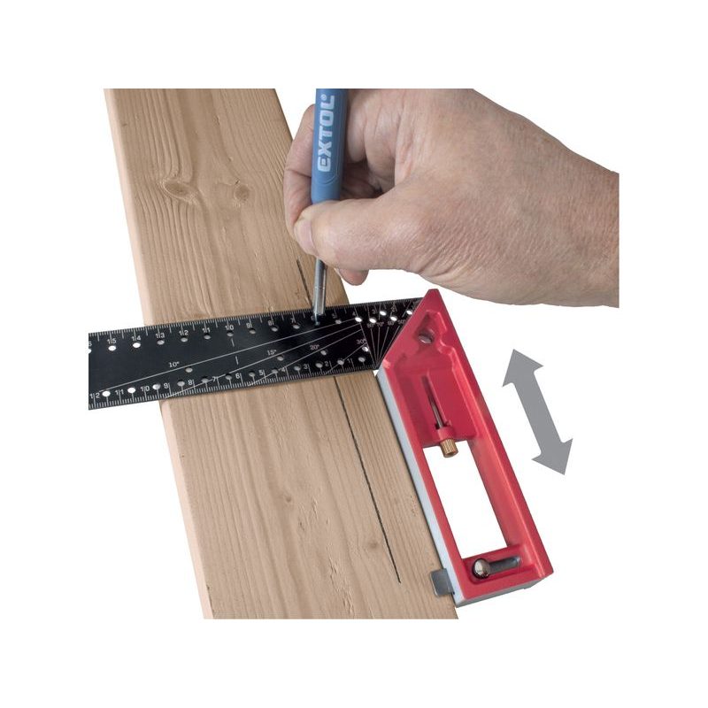 FORTUM ÚHELNÍK TRUHLÁŘSKÝ MULTIFUNKČNÍ, 300MM, CELOKOVOVÝ, 4784101 - ÚHLOMĚRY - MĚŘÍCÍ TECHNIKA