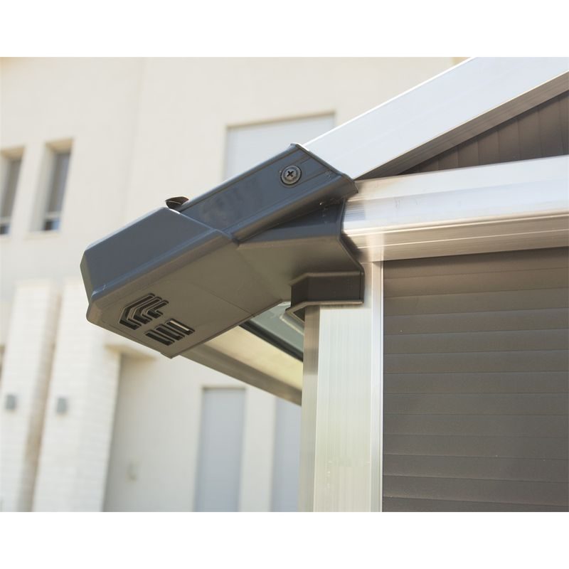 PALRAM - CANOPIA YUKON 11' X 9' ANTRACIT HEAVY DUTY PROSTORNÝ DOMEK S MOŽNOSTÍ DALŠÍHO ROZŠÍŘENÍ (ZÁKLADNÍ MODUL) - ZAHRADNÍ DOMKY - DŮM A DOMÁCNOST, ELEKTRO..