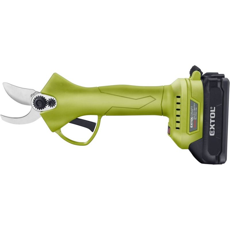 EXTOL CRAFT NŮŽKY ZAHRADNICKÉ AKU, BRUSHLESS, 20V LI-ION, 2AH, 402456 - AKU NŮŽKY NA VĚTVE - ZAHRADA