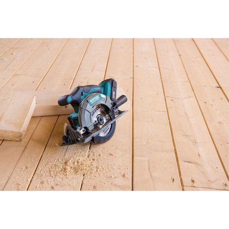 EXTOL INDUSTRIAL PILA KOTOUČOVÁ AKU SHARE20V, 165MM, BRUSHLESS, 20V LI-ION, 2AH, 8791822 - PILY DO 165MM - AKU NÁŘADÍ