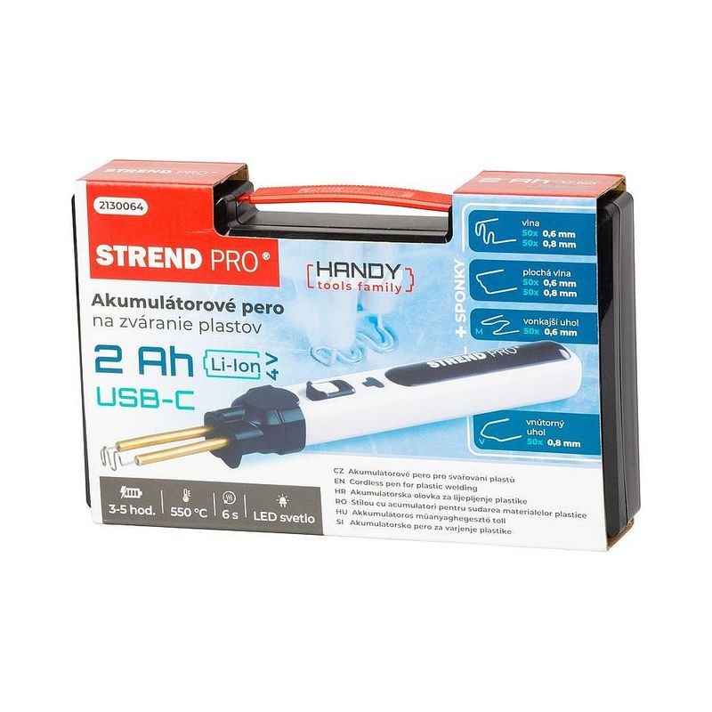 SVÁŘECÍ PERO NA PLASTY, 2000 MAH, USB NABÍJENÍ S PŘÍSLUŠENSTVÍM - SVÁŘEČKY - NABÍJEČKY (AUTONABÍJEČKY) - ELEKTRICKÉ NÁŘADÍ