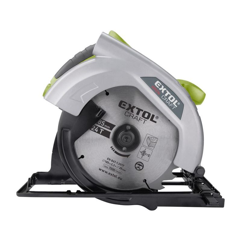 EXTOL CRAFT PILA KOTOUČOVÁ, 185MM, 1200W, 405234 - PRŮMĚR KOTOUČE DO 165 MM - ELEKTRICKÉ NÁŘADÍ