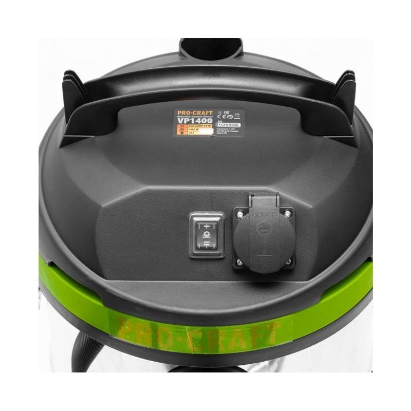 PRŮMYSLOVÝ VYSAVAČ PROCRAFT VP1400 | VP1400 PROCRAFT - VYSAVAČE PRO SUCHÉ I MOKRÉ SÁNÍ - ELEKTRICKÉ NÁŘADÍ